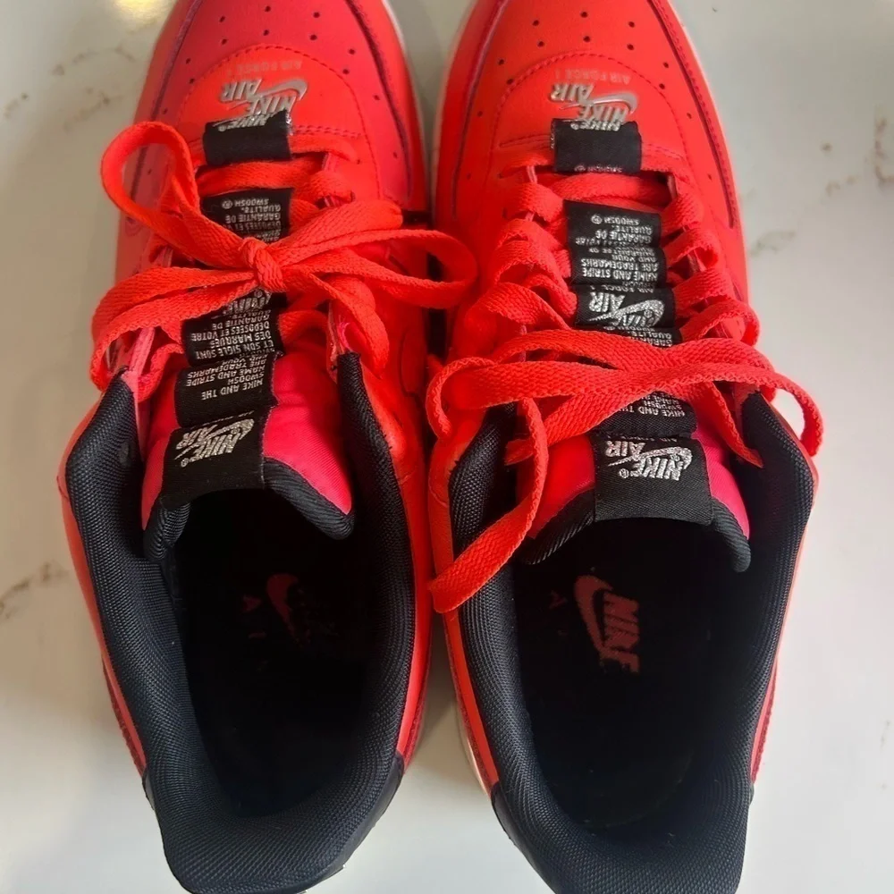 Nike Air Force 1 '07 LV8 'Double Air Pack - Laser Crimson men’s 9